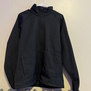 Salomon Women's Black Full Zip Softshell Jacket Size M Ski Snowboard Waterproof